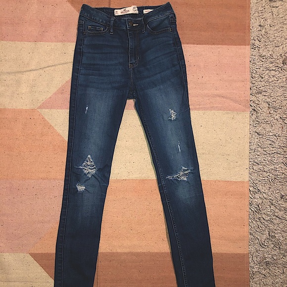 High Waisted Hollister Denim Jeans 